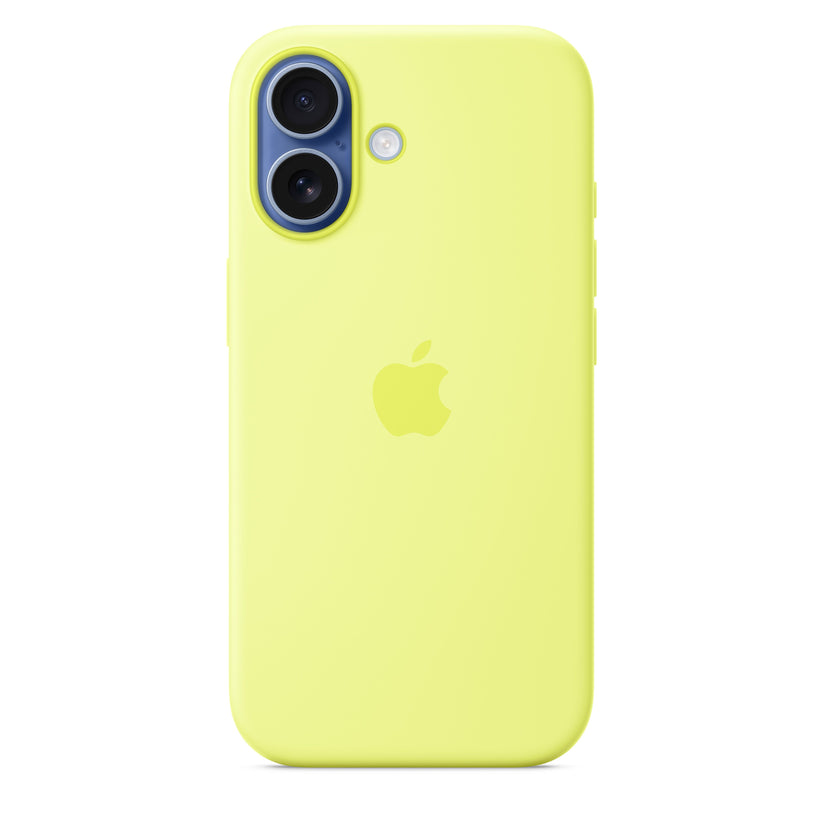 iPhone 17 Silicone Case with MagSafe - Neon Yellow - iSTYLE SK