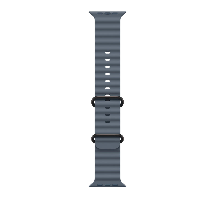 49mm Anchor Blue Ocean Band - Black Titanium Finish - iSTYLE SK