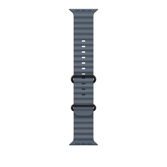 49mm Anchor Blue Ocean Band - Black Titanium Finish - iSTYLE SK