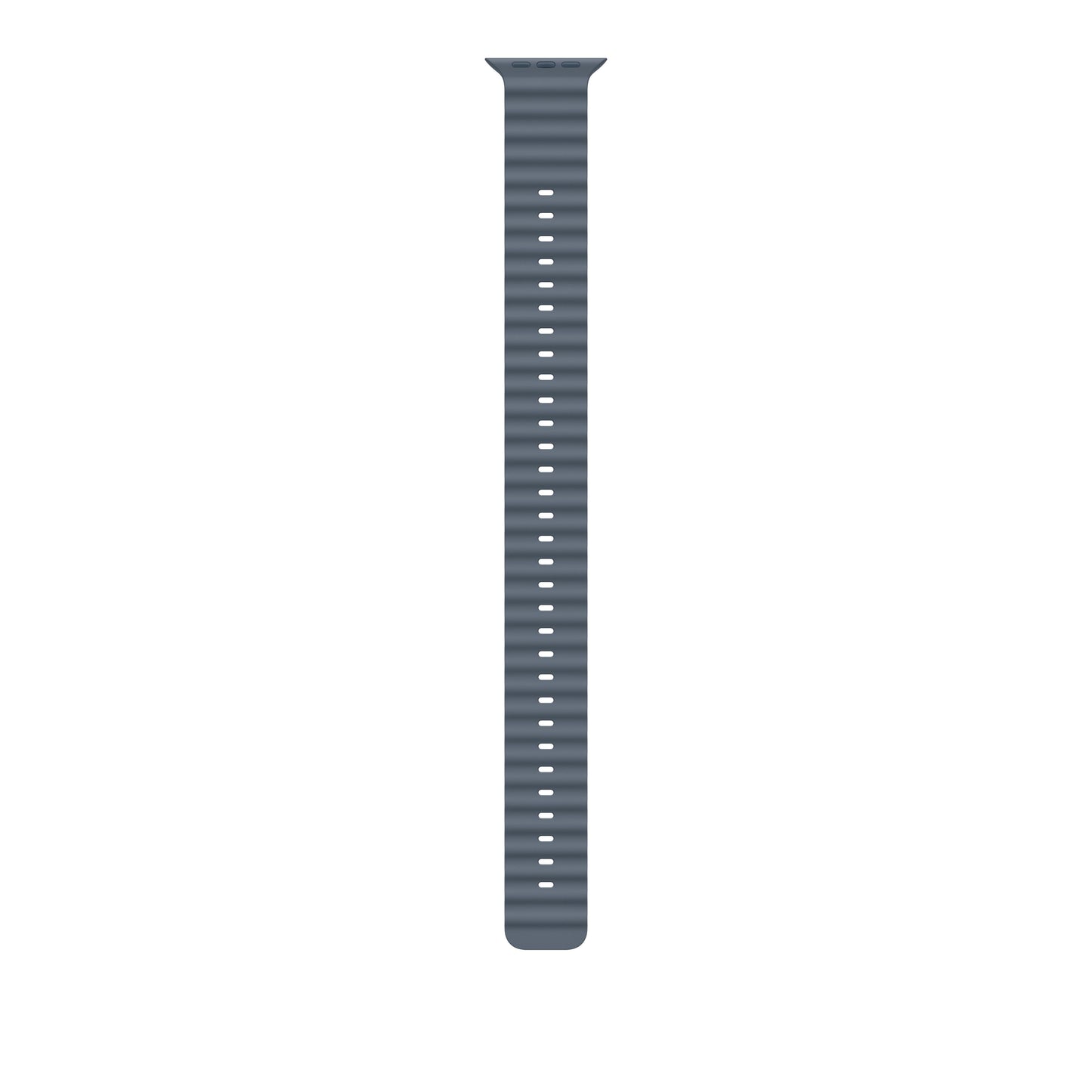 49mm Anchor Blue Ocean Band Extension - Natural Titanium Finish - iSTYLE SK