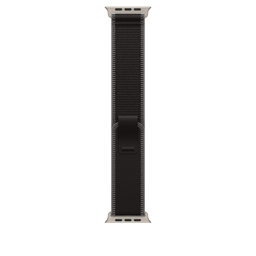 49mm Black/Charcoal Trail Loop – M/L - Natural Titanium Finish - iSTYLE SK