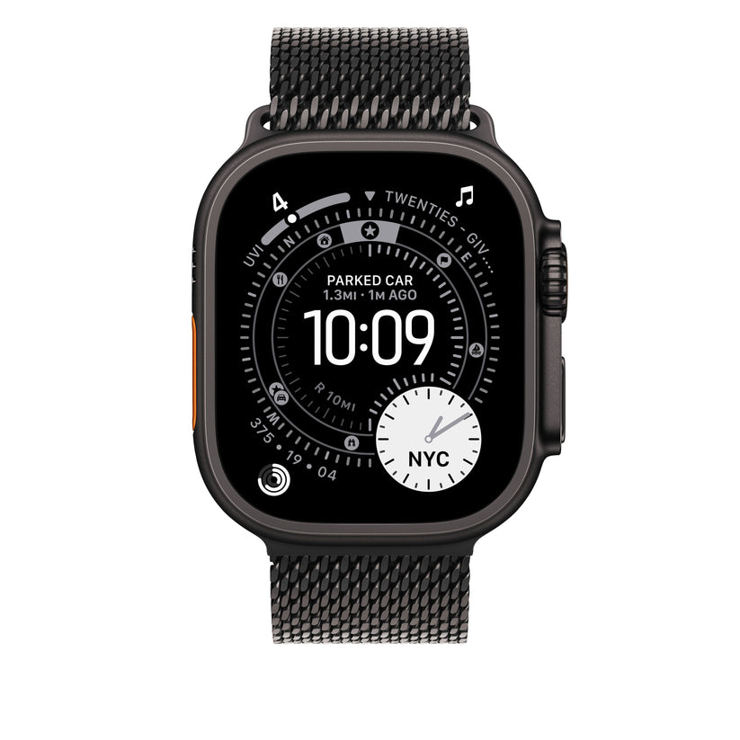 49mm Black Titanium Milanese Loop - Large - iSTYLE SK
