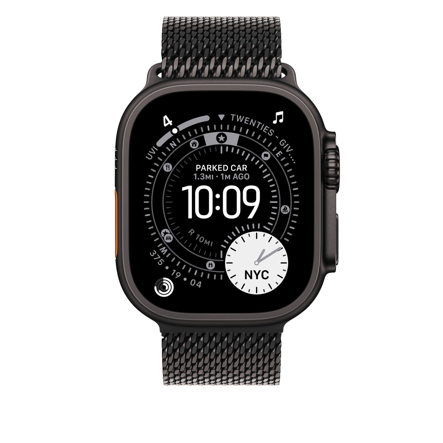 49mm Black Titanium Milanese Loop - Small - iSTYLE SK