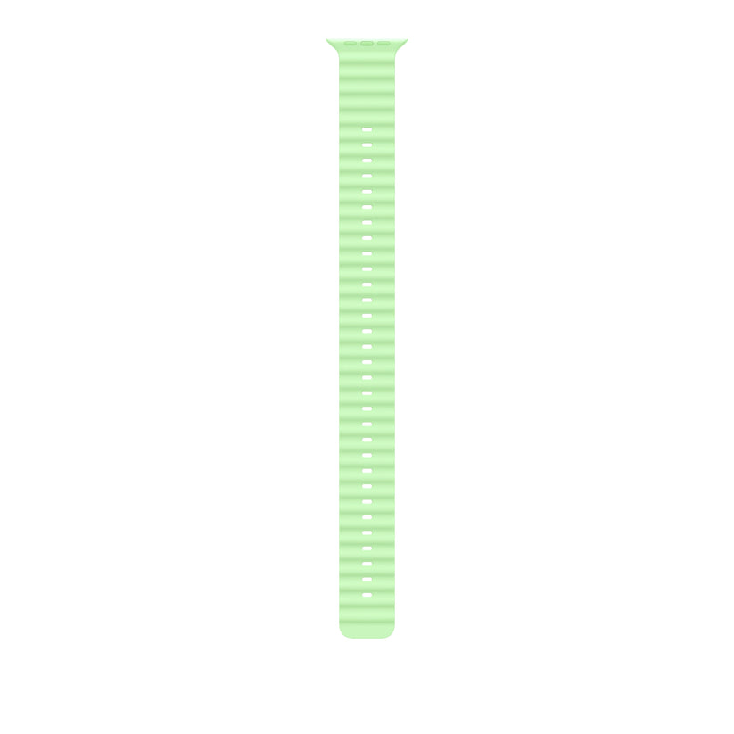 49mm Neon Green Ocean Band Extension - Black Titanium Finish - iSTYLE SK