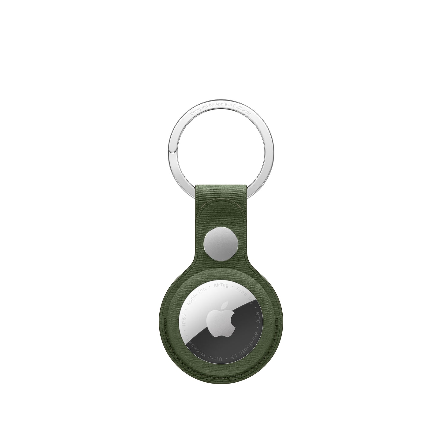 AirTag FineWoven Key Ring - Moss - iSTYLE SK