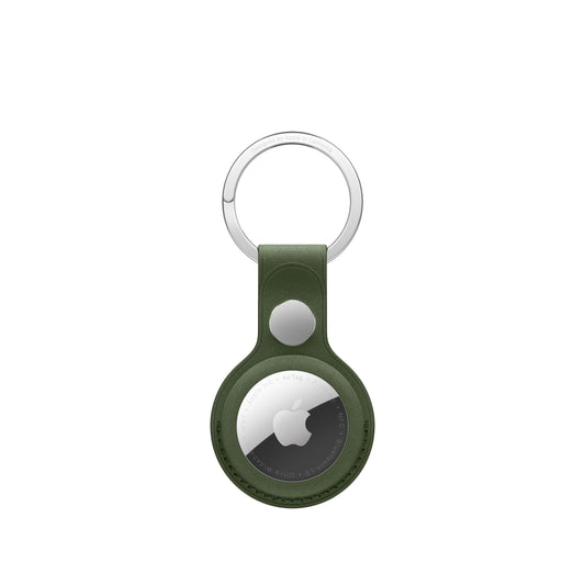 AirTag FineWoven Key Ring - Moss - iSTYLE SK