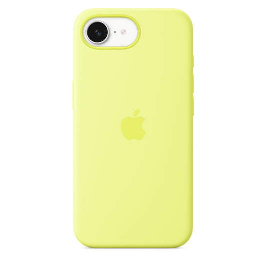 iPhone 16e Silicone Case – Neon Yellow - iSTYLE SK