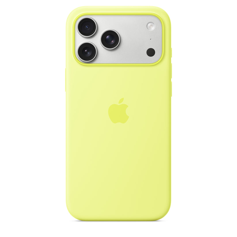 iPhone 17 Pro Max Silicone Case with MagSafe – Neon Yellow - iSTYLE SK