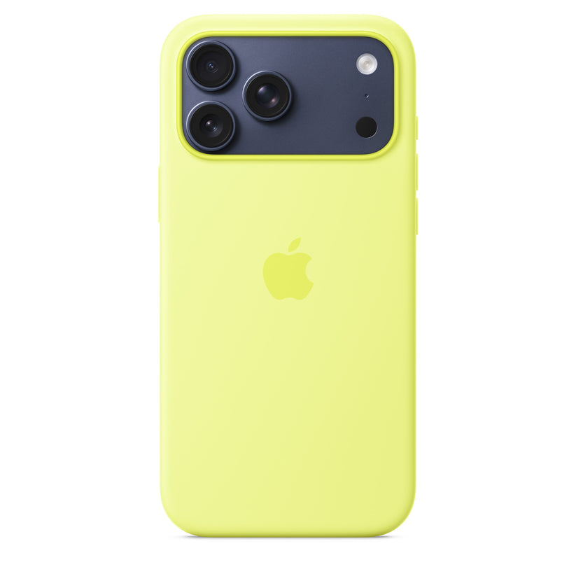 iPhone 17 Pro Max Silicone Case with MagSafe – Neon Yellow - iSTYLE SK