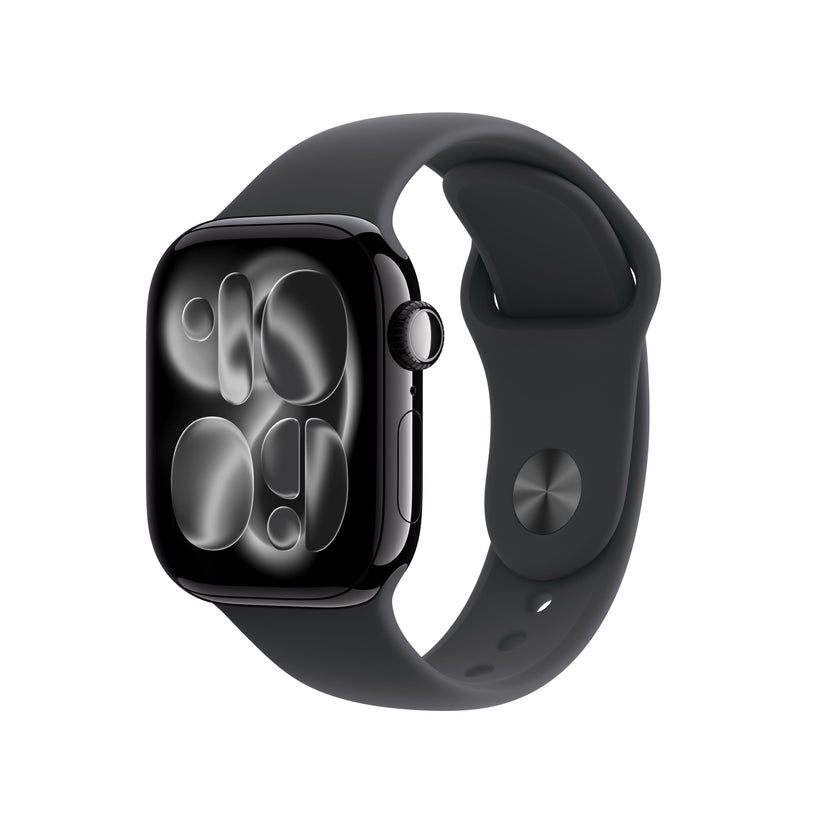 Apple Watch Series 11 GPS 42mm Jet Black Aluminium Case with Black Sport Band - M/L - iSTYLE SK
