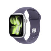Apple Watch Series 11 GPS + Cellular 42mm Silver Aluminium Case with Purple Fog Sport Band - S/M - iSTYLE SK