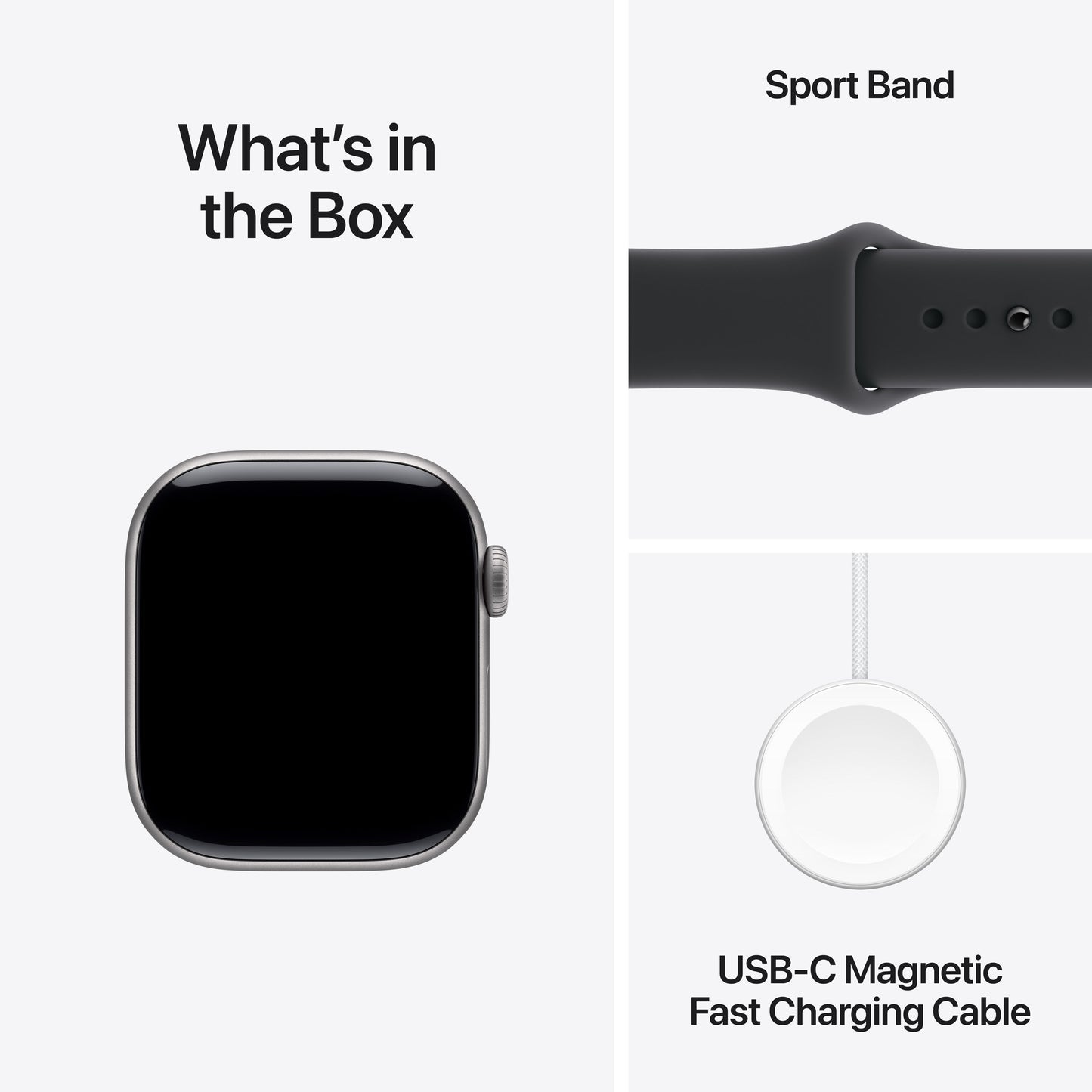 Apple Watch Series 11 GPS + Cellular 42mm Space Grey Aluminium Case with Black Sport Band - M/L - iSTYLE SK