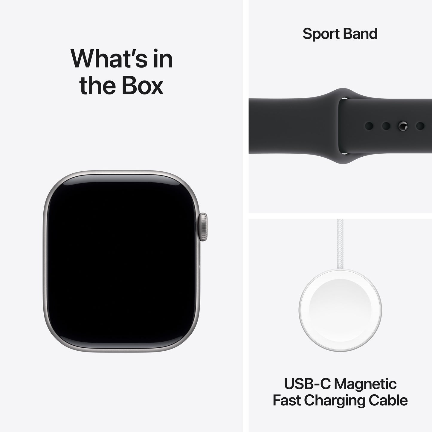 Apple Watch Series 11 GPS 46mm Space Grey Aluminium Case with Black Sport Band - M/L - iSTYLE SK