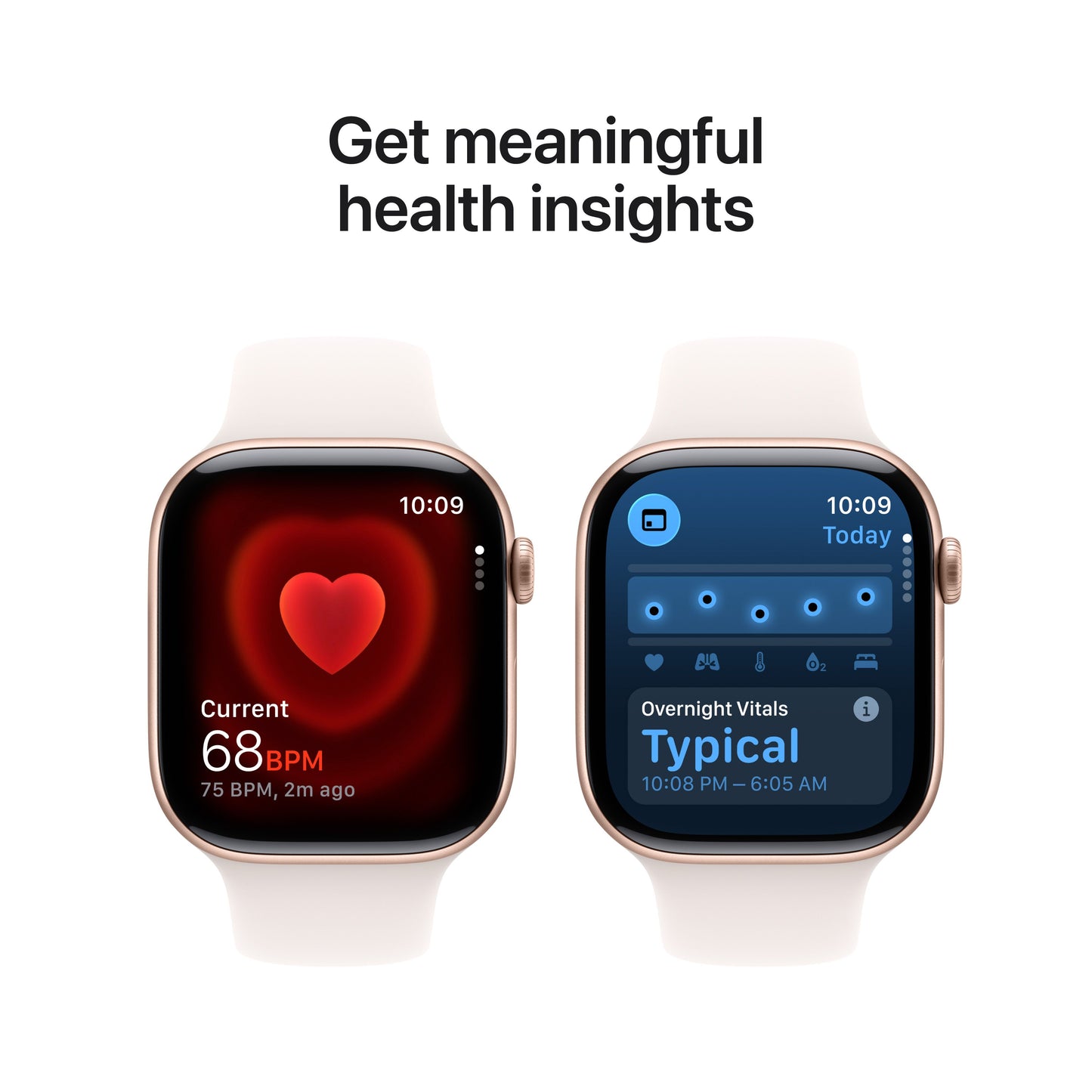 Apple Watch Series 11 GPS + Cellular 46mm Rose Gold Aluminium Case with Light Blush Sport Band - S/M - iSTYLE SK