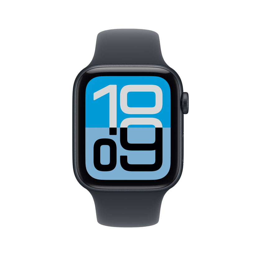 Apple Watch SE 3 GPS 44mm Midnight Aluminium Case with Midnight Sport Band - S/M - iSTYLE SK