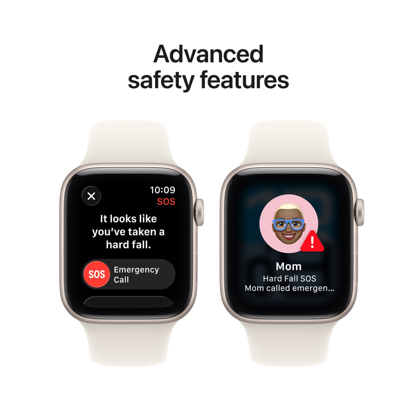 Apple Watch SE 3 GPS 44mm Starlight Aluminium Case with Starlight Sport Band - M/L - iSTYLE SK