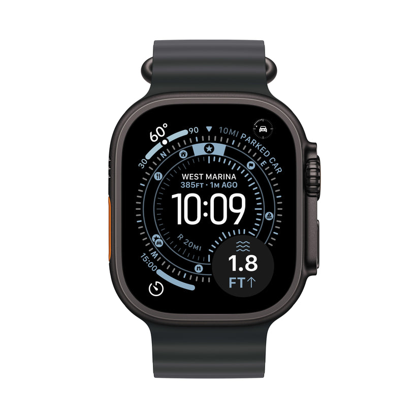 Apple Watch Ultra 3 GPS + Cellular 49mm Black Titanium Case with Black Ocean Band - iSTYLE SK