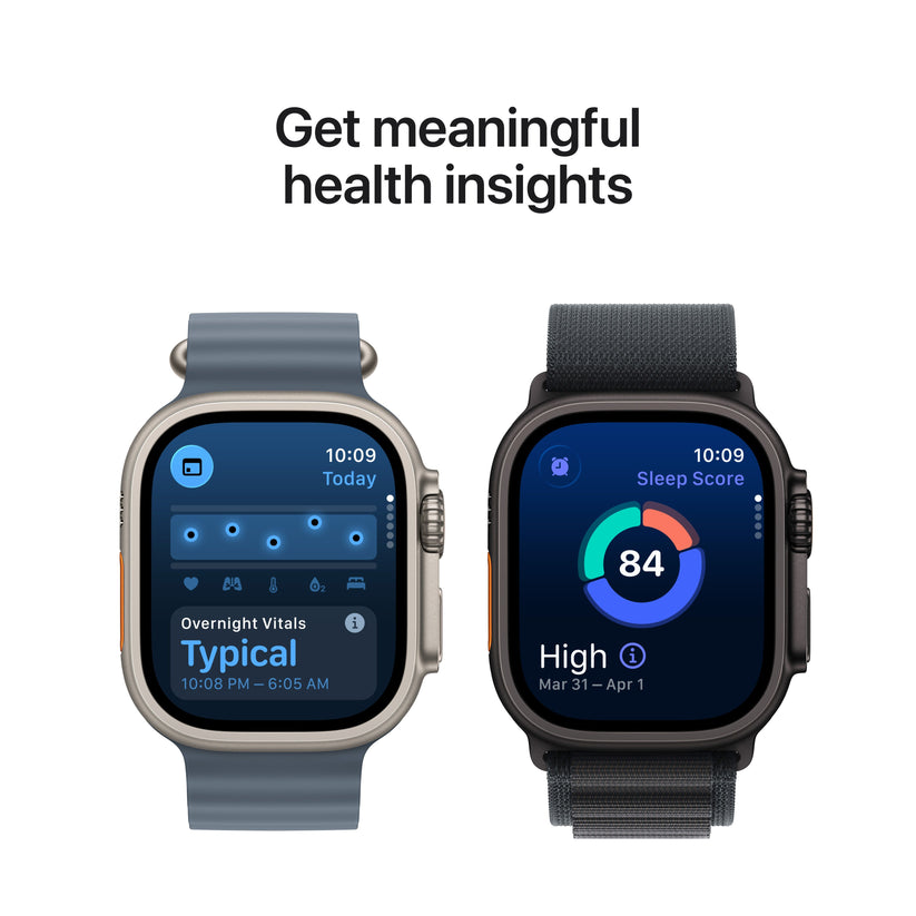 Apple Watch Ultra 3 GPS + Cellular 49mm Natural Titanium Case with Blue/Bright Blue Trail Loop - S/M - iSTYLE SK