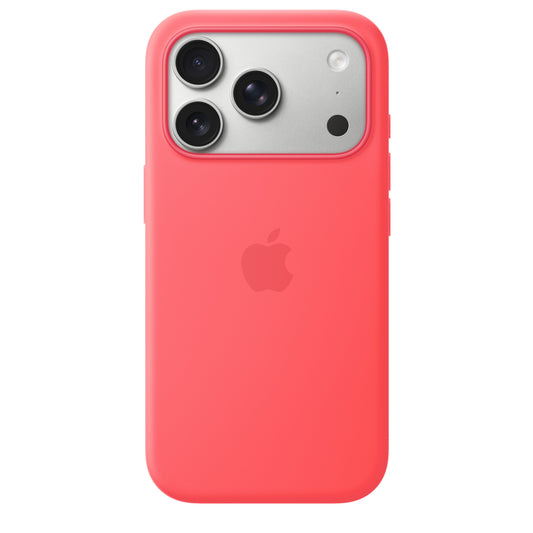 iPhone 17 Pro Silicone Case with MagSafe – Bright Guava - iSTYLE.sk