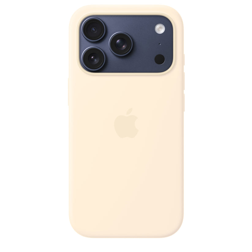 iPhone 17 Pro Silicone Case with MagSafe – Vanilla - iSTYLE.sk