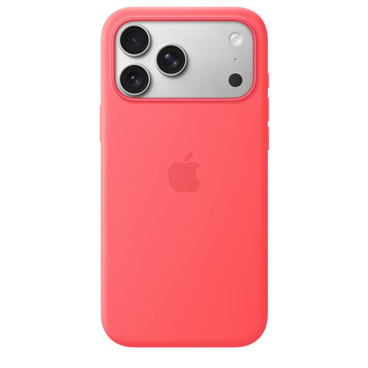 iPhone 17 Pro Max Silicone Case with MagSafe – Bright Guava - iSTYLE.sk