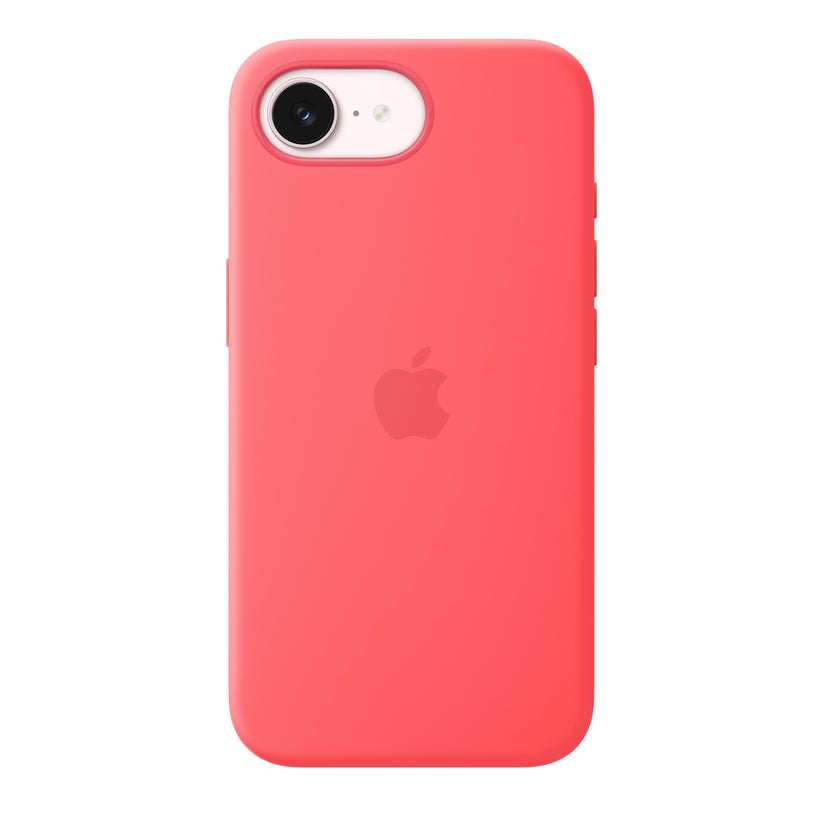 iPhone 17e Silicone Case with MagSafe – Bright Guava - iSTYLE.sk