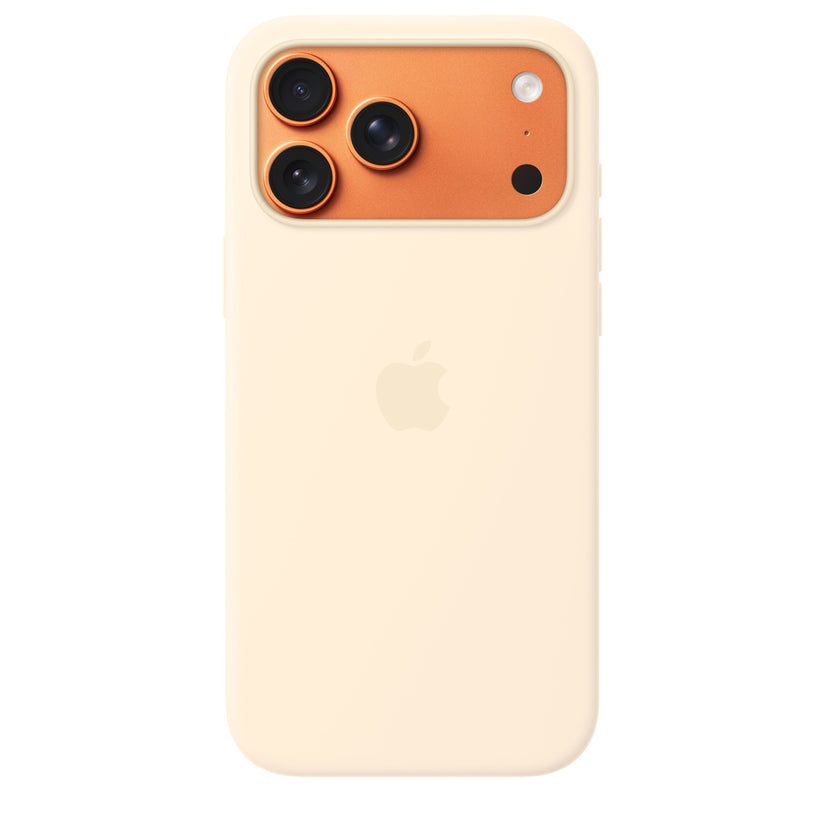 iPhone 17 Pro Max Silicone Case with MagSafe – Vanilla - iSTYLE.sk