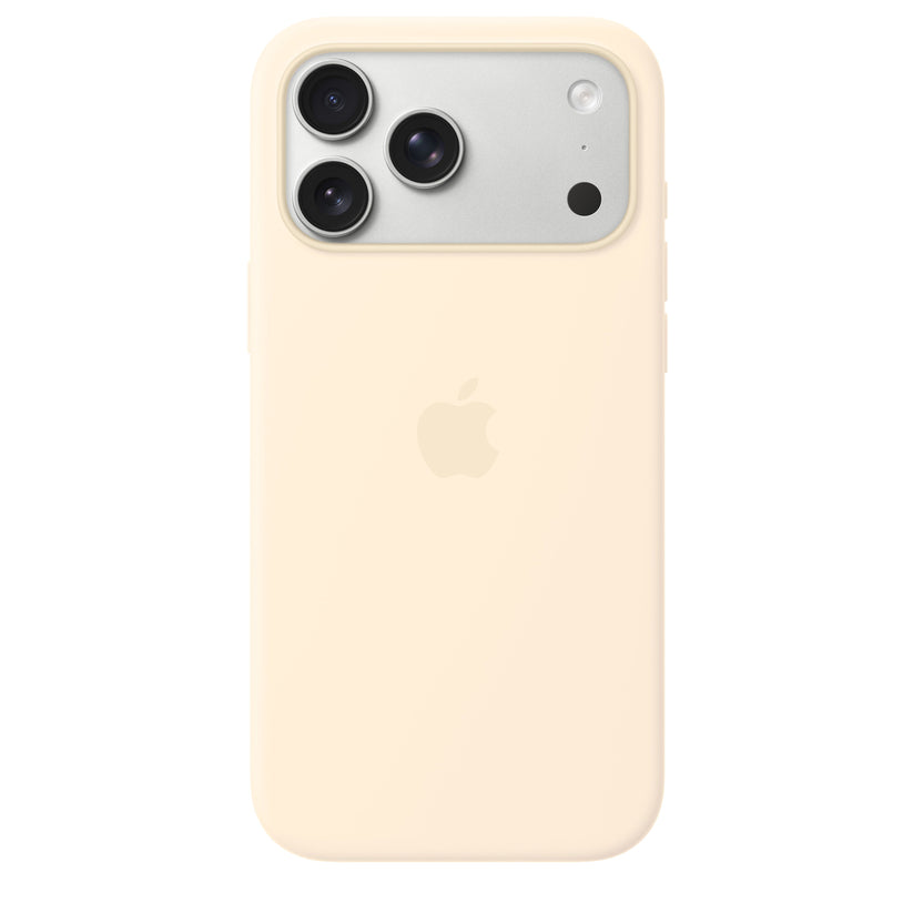 iPhone 17 Pro Max Silicone Case with MagSafe – Vanilla - iSTYLE.sk