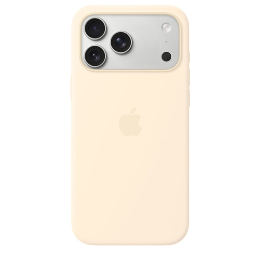 iPhone 17 Pro Max Silicone Case with MagSafe – Vanilla - iSTYLE.sk