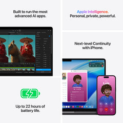MacBook Pro 14", Apple M5 čip, 10jadrové CPU, 10jadrové GPU, 16 GB, 1TB SSD, INT - Strieborná