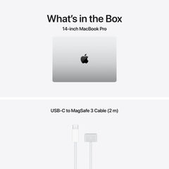MacBook Pro 14", Apple M5 čip, 10jadrové CPU, 10jadrové GPU, 24 GB, 2TB SSD, INT - Strieborná