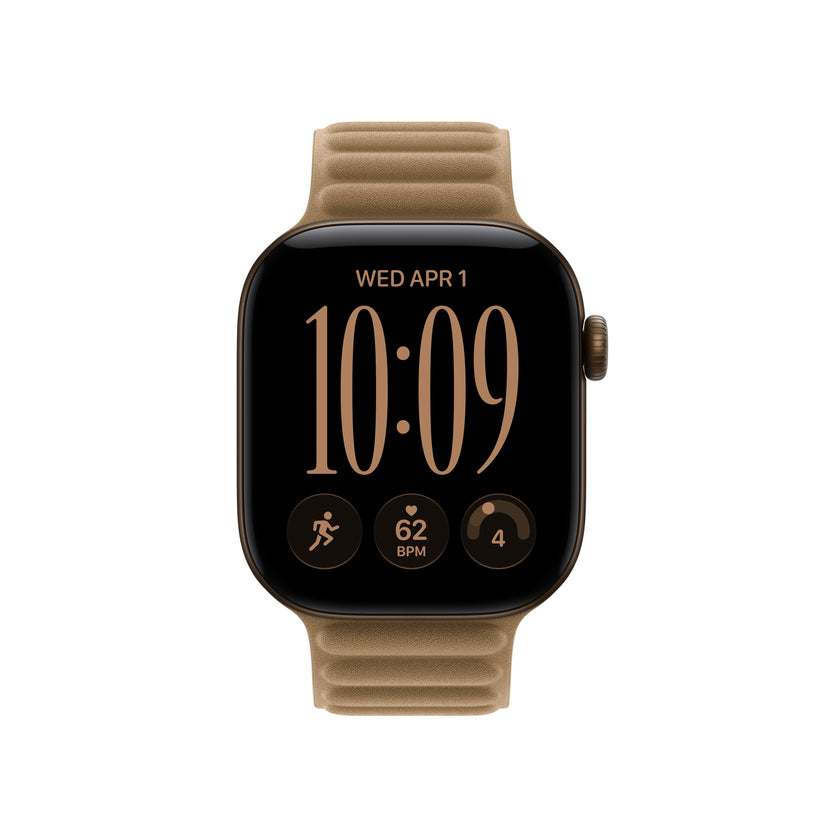 Apple Watch 42 mm – Magnetický ťah – Hnedá – M/L