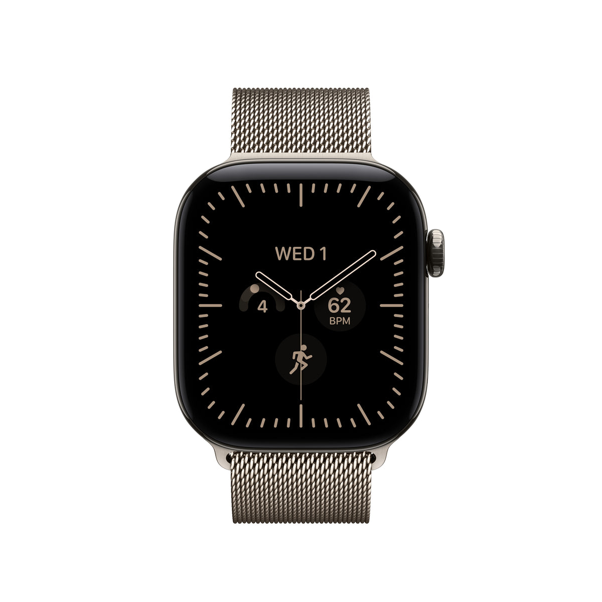Apple Watch 42 mm – Milánsky ťah – Strieborná