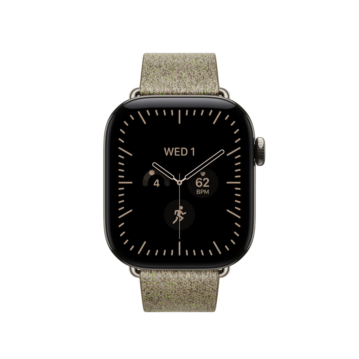 Apple Watch 42 mm – Remienok s modernou prackou – Zelená – Stredný