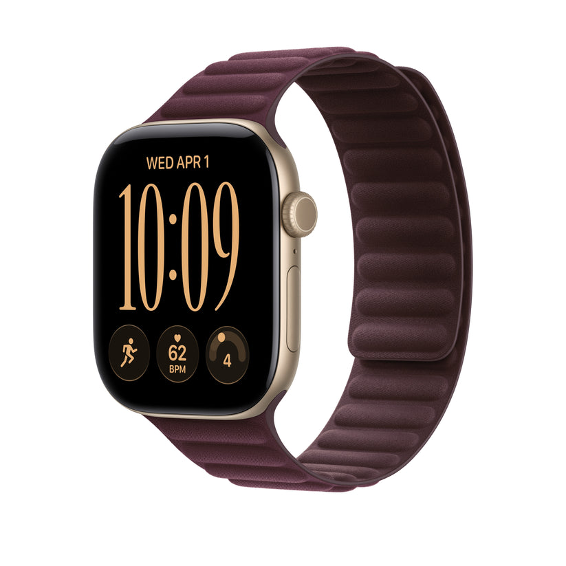 Apple Watch 46 mm – Magnetický ťah – Červená – S/M