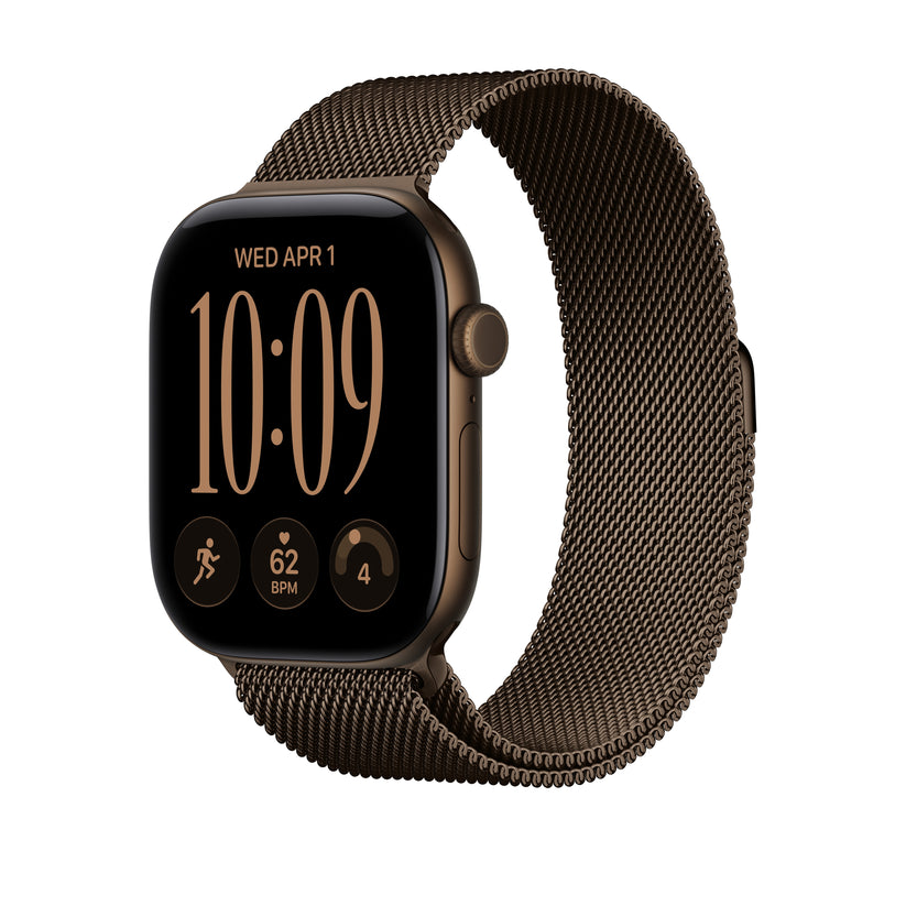 Apple Watch 46 mm – Milánsky ťah – Bronzová – S/M