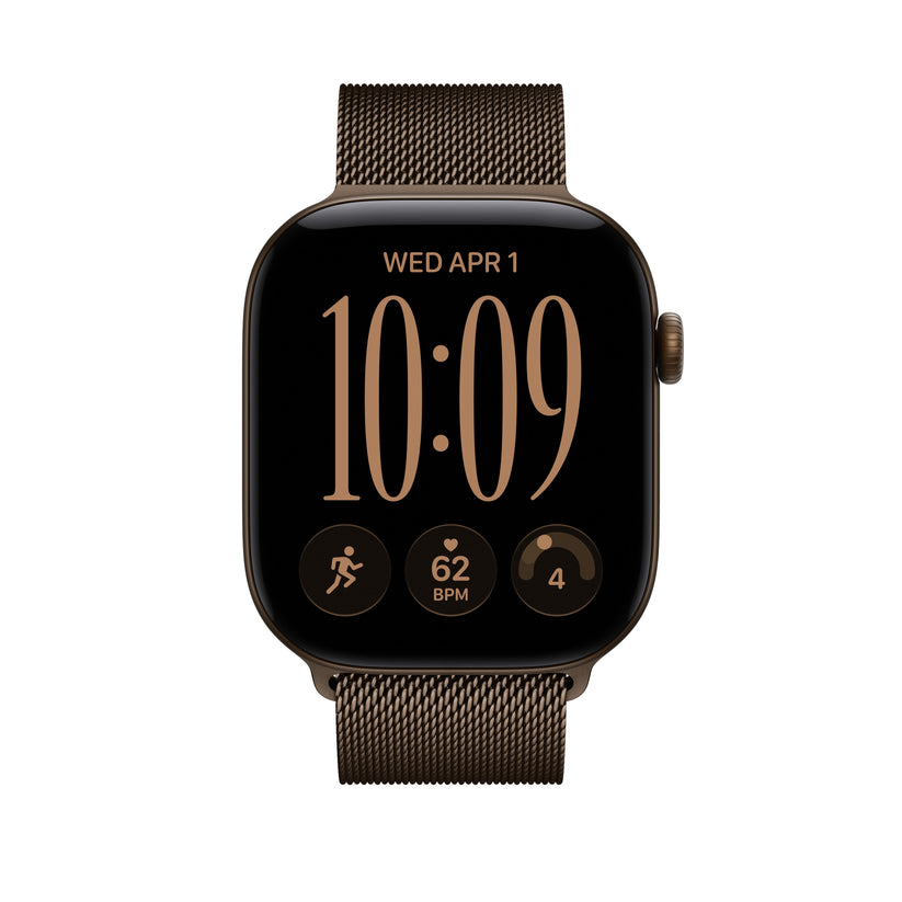 Apple Watch 46 mm – Milánsky ťah – Bronzová – S/M