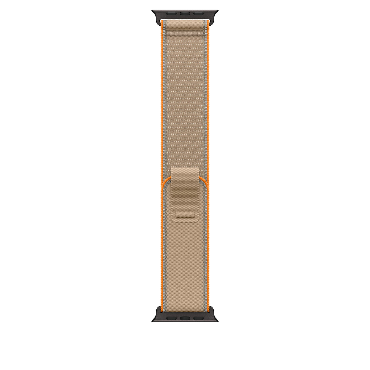 Apple Watch 49 mm – Trailová slučka – Béžová – S/M – čierny titán
