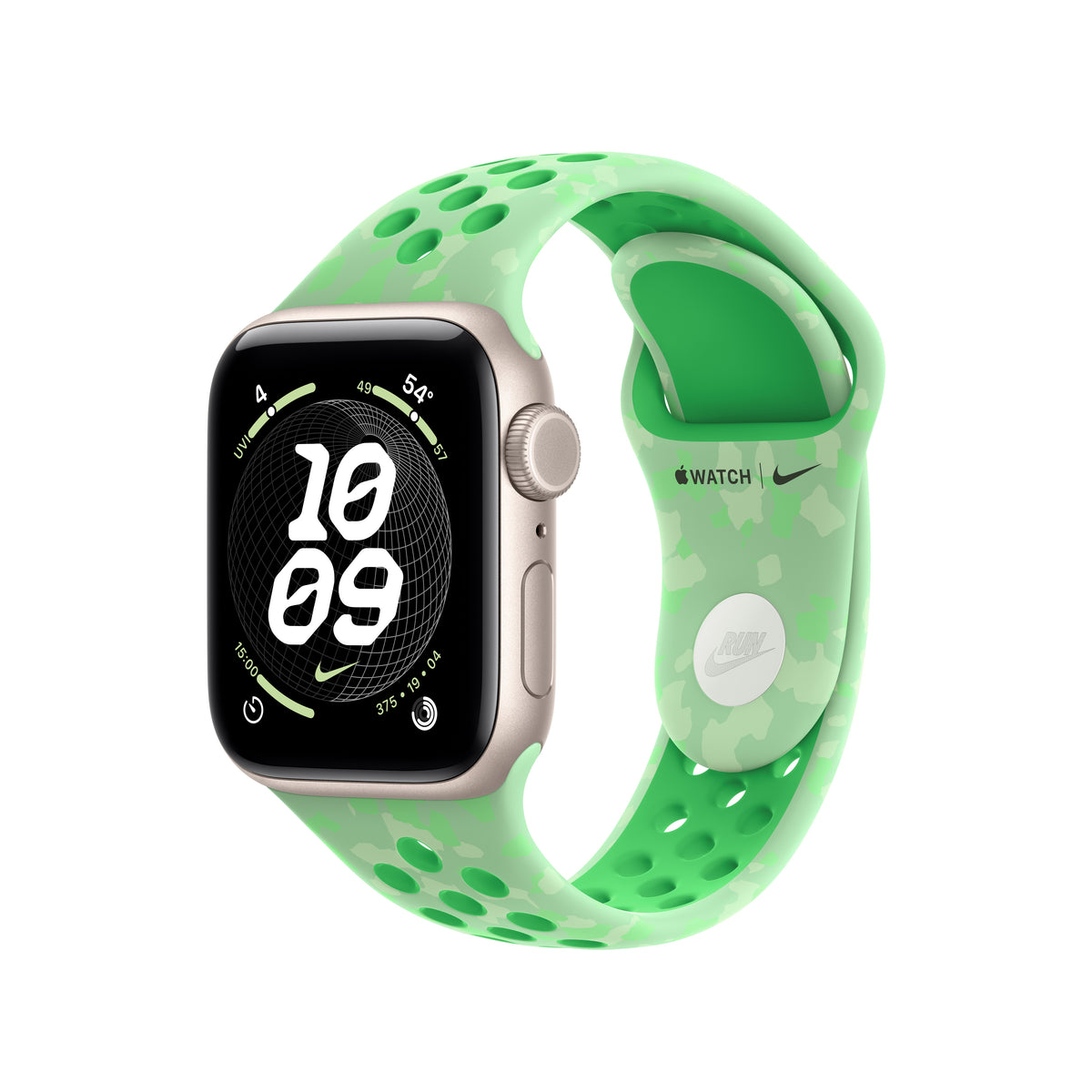 Apple Watch 40 mm – Športový remienok Nike – Zelená – M/L