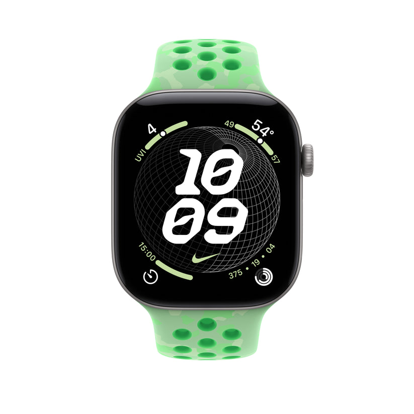 Apple Watch 46 mm – Športový remienok Nike – Zelená – S/M
