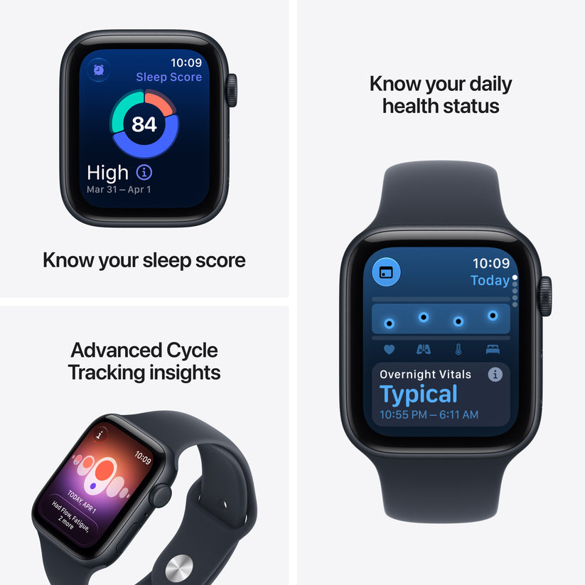 Apple Watch SE 3 GPS + Cellular 40 mm – hviezdna biela, športový remienok – Béžová – S/M
