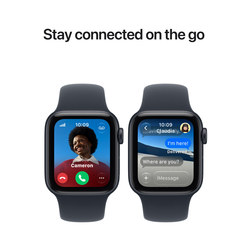 Apple Watch SE 3 GPS + Cellular 40 mm – hviezdna biela, športový remienok – Béžová – S/M