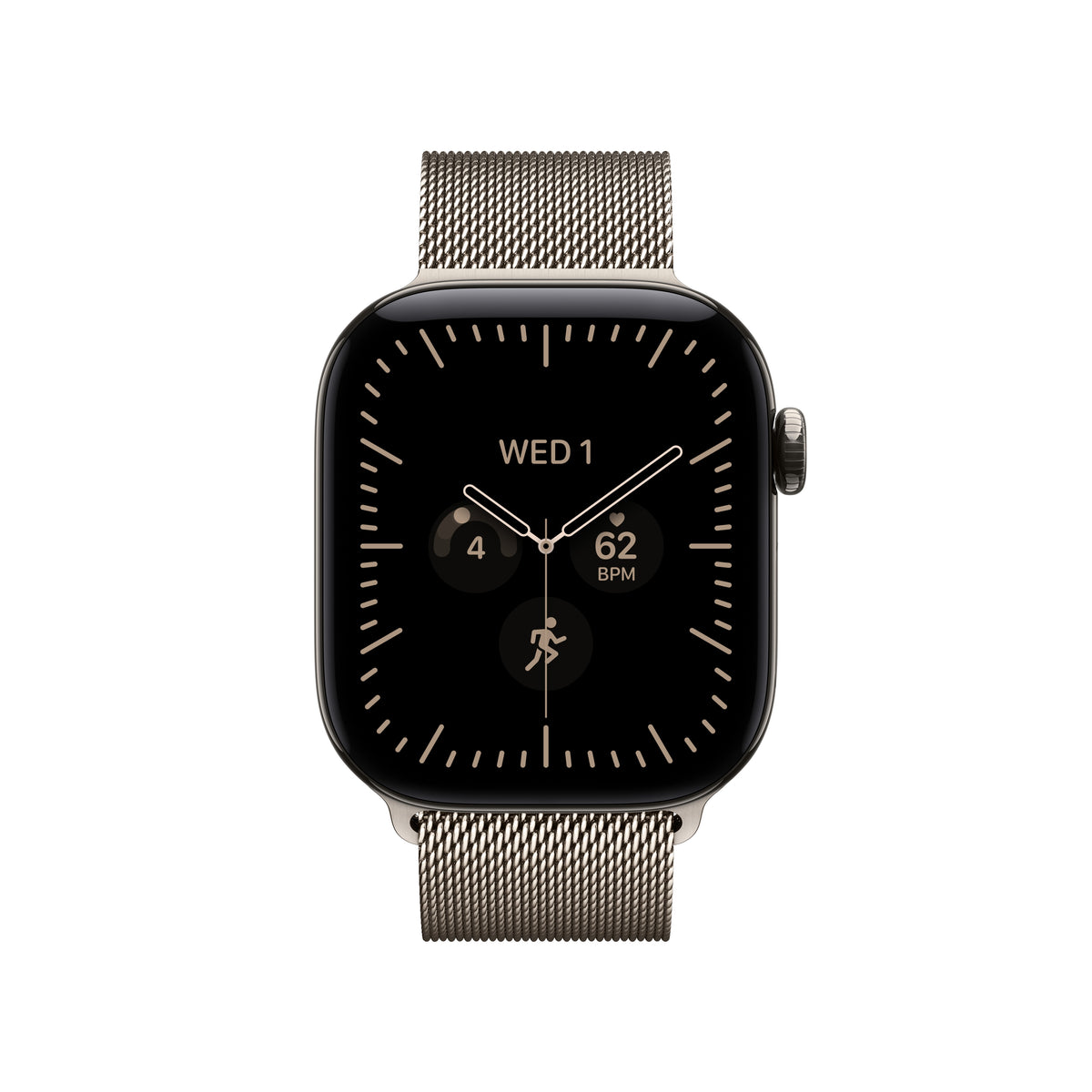 Apple Watch Series 12 GPS + Cellular 42mm Natural Titanium Case with Natural Milanese Loop - iSTYLE.sk