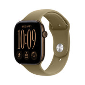 Apple Watch Series 12 GPS + Cellular 46mm Dark Bronze Aluminium Case with Olive Sport Band - S/M - iSTYLE.sk