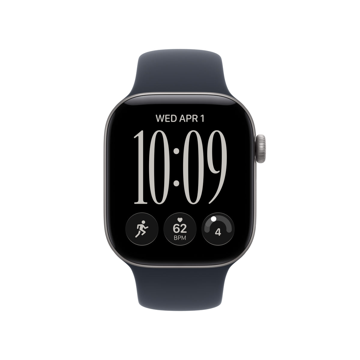 Apple Watch Series 12 GPS + Cellular 42mm Space Grey Aluminium Case with Navy Blue Sport Band - S/M - iSTYLE.sk