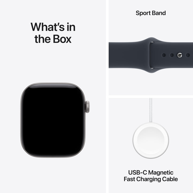 Apple Watch Series 12 GPS + Cellular 42mm Space Grey Aluminium Case with Navy Blue Sport Band - S/M - iSTYLE.sk
