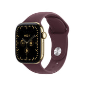 Apple Watch Series 12 GPS + Cellular 42mm Radiant Gold Titanium Case with Burgundy Sport Band - S/M - iSTYLE.sk