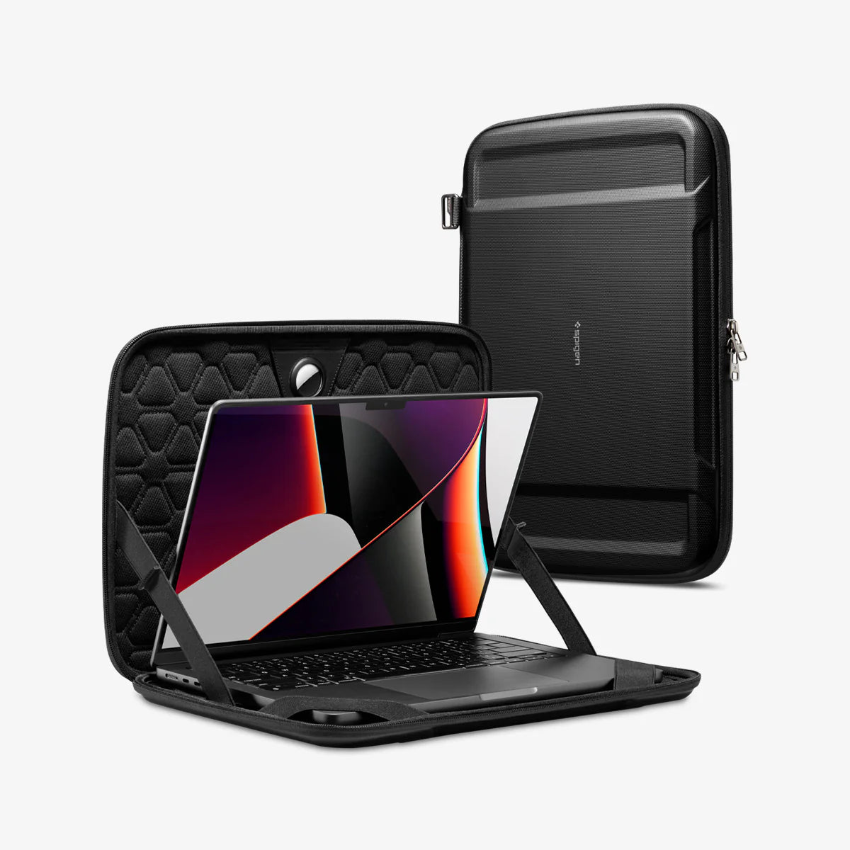 Spigen Rugged Armor Pro Pouch pre MacBook Pro 16" - čierny