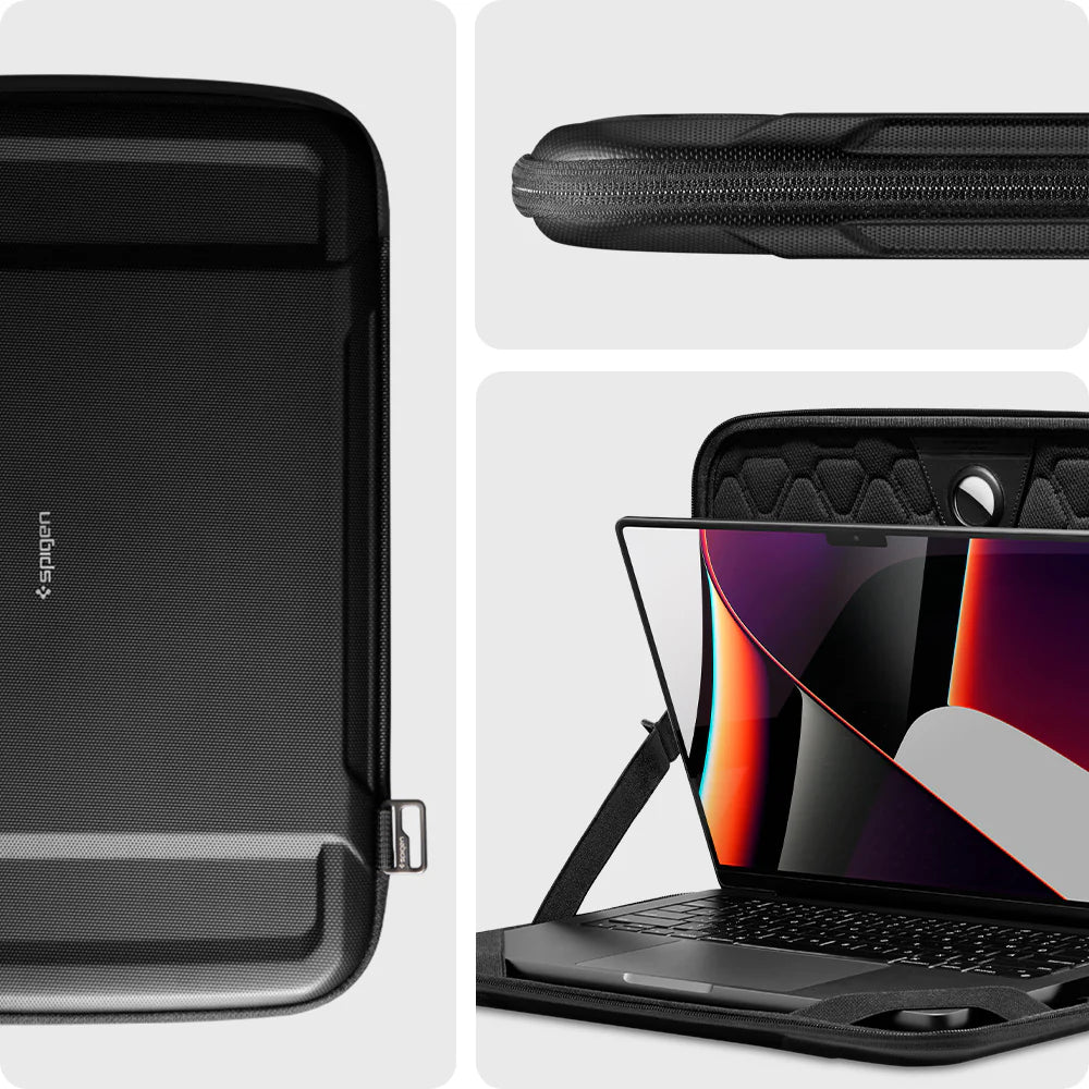 Spigen Rugged Armor Pro Pouch pre MacBook Pro 16" - čierny