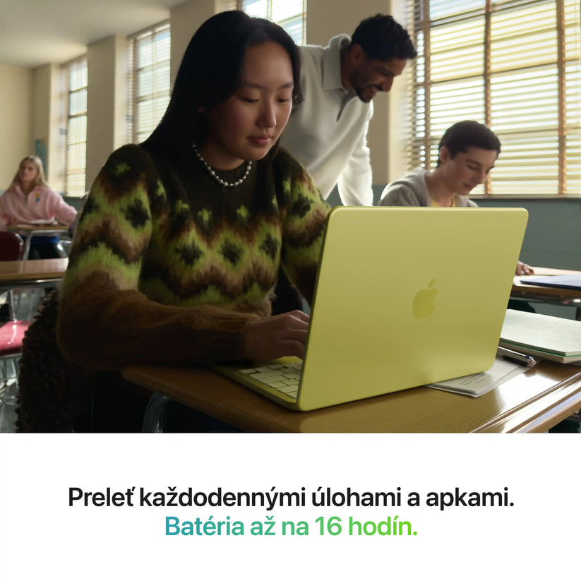 13-palcový MacBook Neo: Apple A18 Pro čip s 6‑jadrovým CPU a 5‑jadrovým GPU, Magic Keyboard s Touch ID, 512GB SSD - Citrus